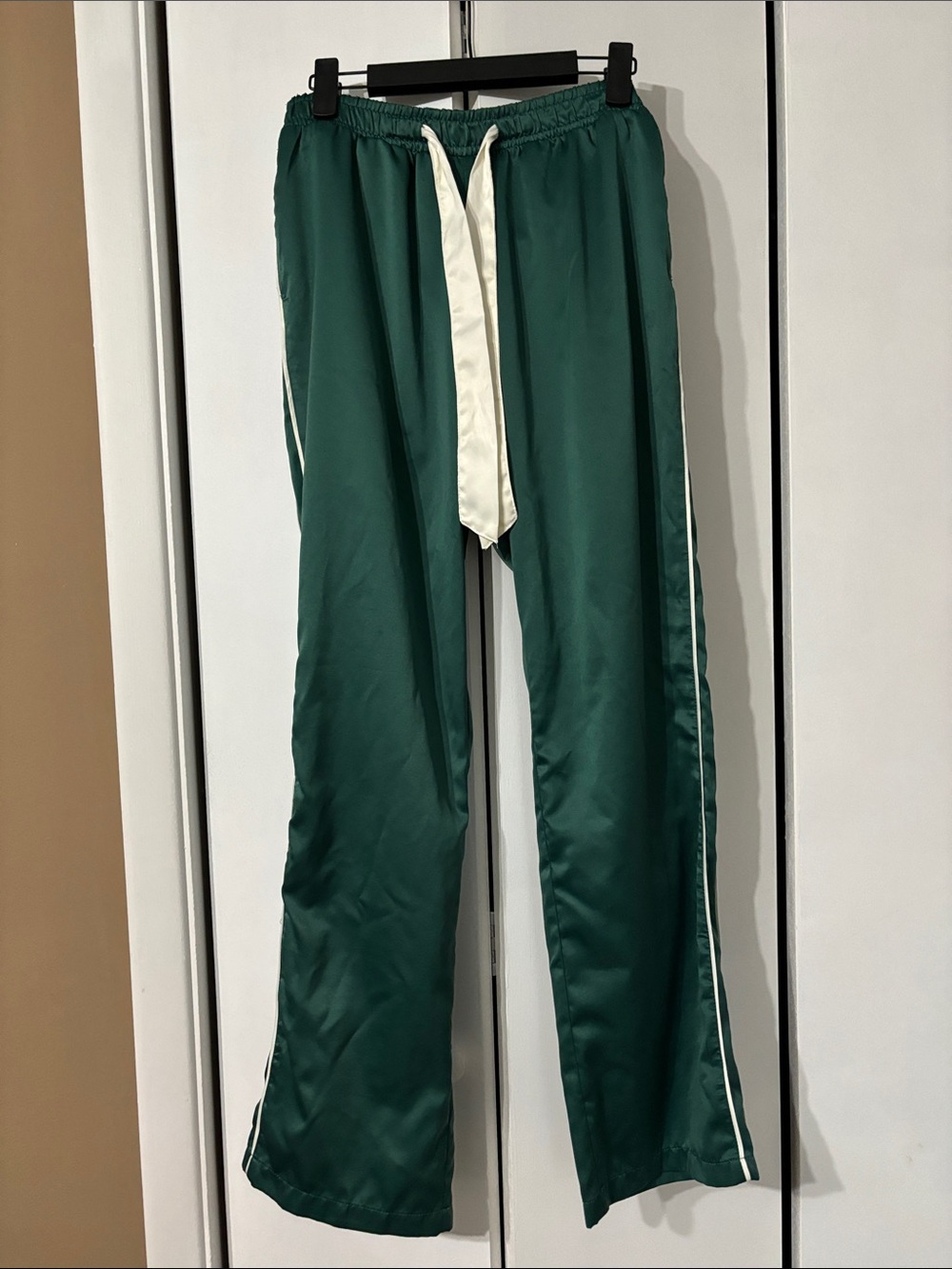 Abercrombie & fitch sleepwear green  Satin style pajama pants